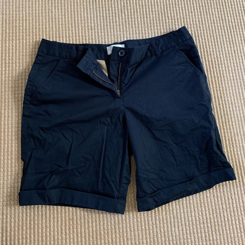 J. Crew Navy Bermuda Shorts - hardly worn